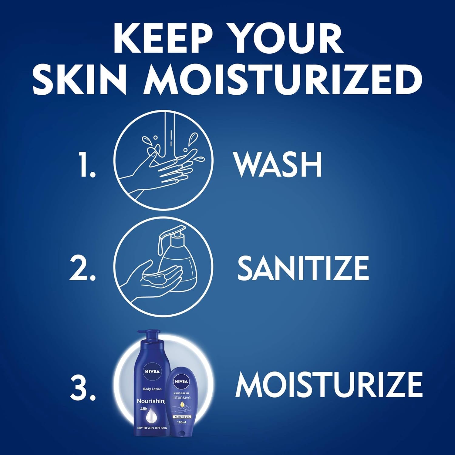 Care Intensive Care Cream for Body and Face Pack of 4 (4 X 50 Ml) Moisture Cream Absorbs Quickly