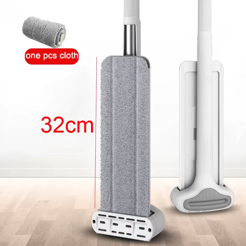 Mmagic Mop for Wash Floor Mop Cleaner Cleaning Flat Spin Mop Bucket Floor House Cleaning Easy Home Cleaning 360°Rotation With