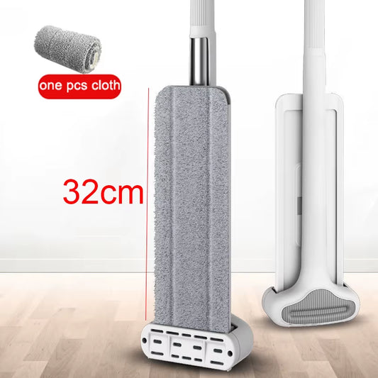 Mmagic Mop for Wash Floor Mop Cleaner Cleaning Flat Spin Mop Bucket Floor House Cleaning Easy Home Cleaning 360°Rotation With