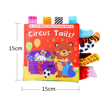 6PCS Cloth Building Blocks Baby Infant Soft Plush Doll Kids Sensory Educational Toys for Children Building Cube Construction Set