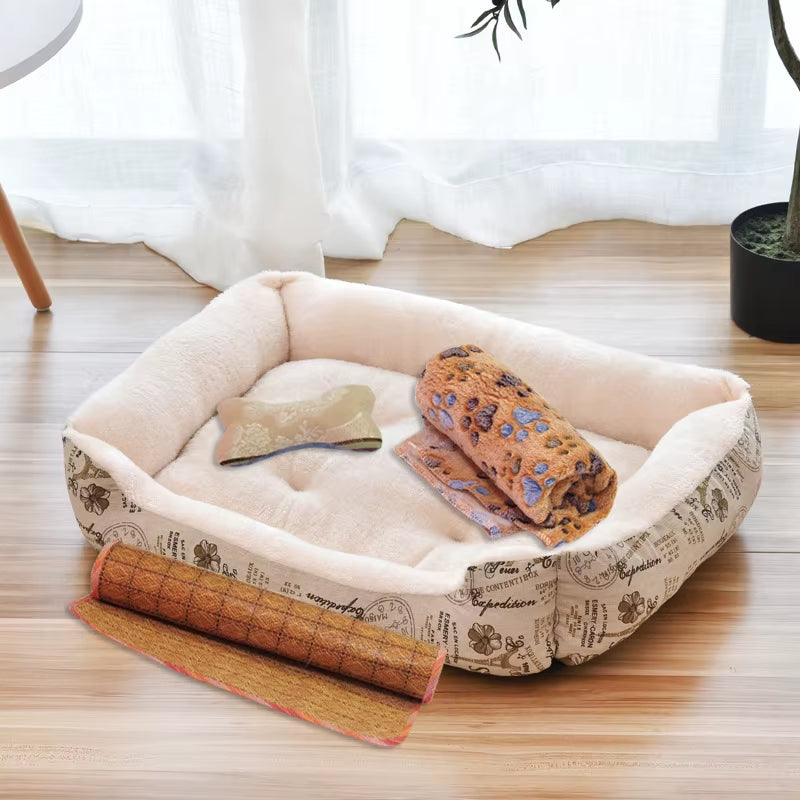 Pet Dog Bed Puppy Cushion Kennel for Cat Puppy plus Size Soft Nest Dog Baskets for Small Large Dog Soft Sofa Animals Pad
