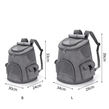 Pet Carrier Stylish Pet Carrier Backpack Outdoor Bag Anti-Scratch Pet Bag
