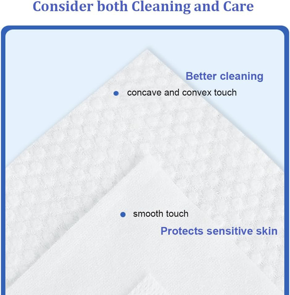 Disposable Face Towel Cotton Tissue,Cotton Facial Dry Wipes 20 Count,Make-Up Wipes Multi-Purpose for Skin Care Deeply Cleansing Face Wipes and Facial Cleansing