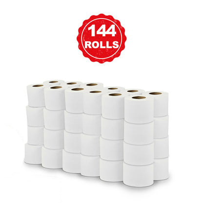 36,72,144,288 2Ply Toilet Rolls Quilted Embossed Paper Luxury Soft Tissue Bulk
