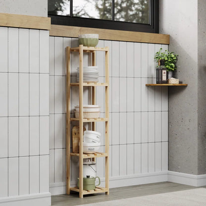 29Cm W Solid Wood Shelving Unit