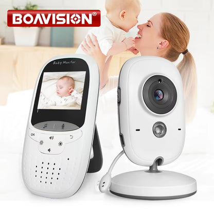 Baby Monitor VB602 IR Night Vision Temperature Monitor Lullabies Intercom VOX Mode Video Baby Camera Walkie Talkie Babysitter