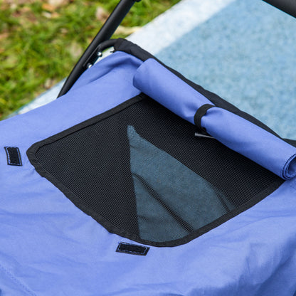 Easy Fold Dog Stroller with Washable Cushion for Medium and Large Pets