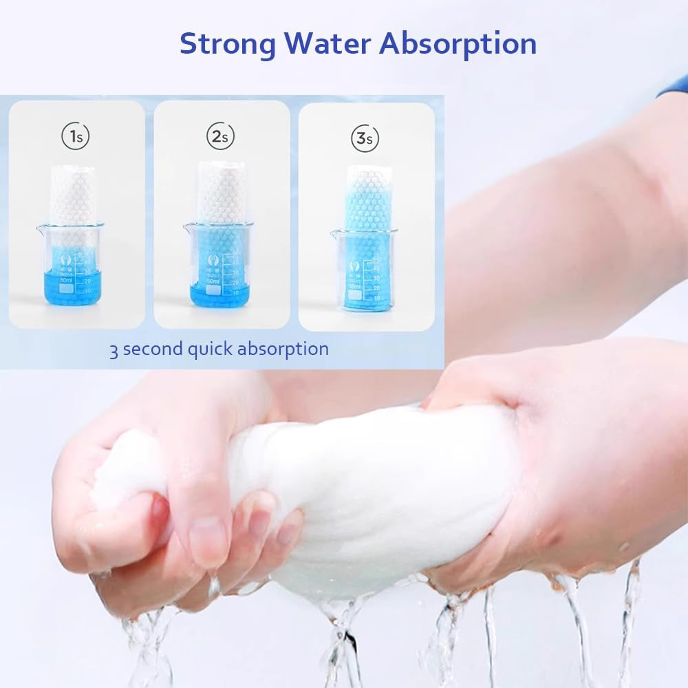 Disposable Face Towel Cotton Tissue,Cotton Facial Dry Wipes 20 Count,Make-Up Wipes Multi-Purpose for Skin Care Deeply Cleansing Face Wipes and Facial Cleansing