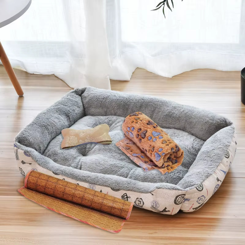 Pet Dog Bed Puppy Cushion Kennel for Cat Puppy plus Size Soft Nest Dog Baskets for Small Large Dog Soft Sofa Animals Pad