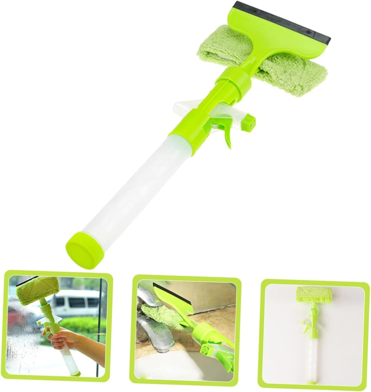 Glass Scraper Brush Window Squeegee Car Wash Kit for Window Screen Cleaning Brush Cleaner Tool
