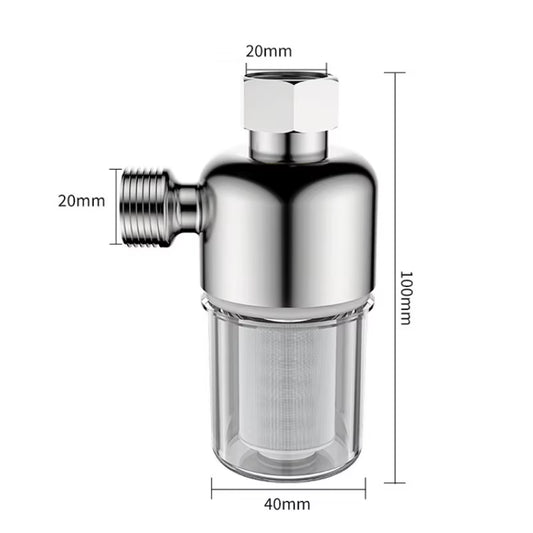 New 40 Micron Spin down Sediment Filter 316 Stainless Steel Element Reusable Front Filter Sediment Water Filters Pre-Filtration