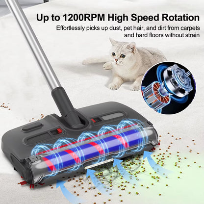 Electric Sweeper Carpet Cleaner Wireless Portable Cleaning Machine Handheld Floor Sweeper Household Rotating Electric Floor Mop