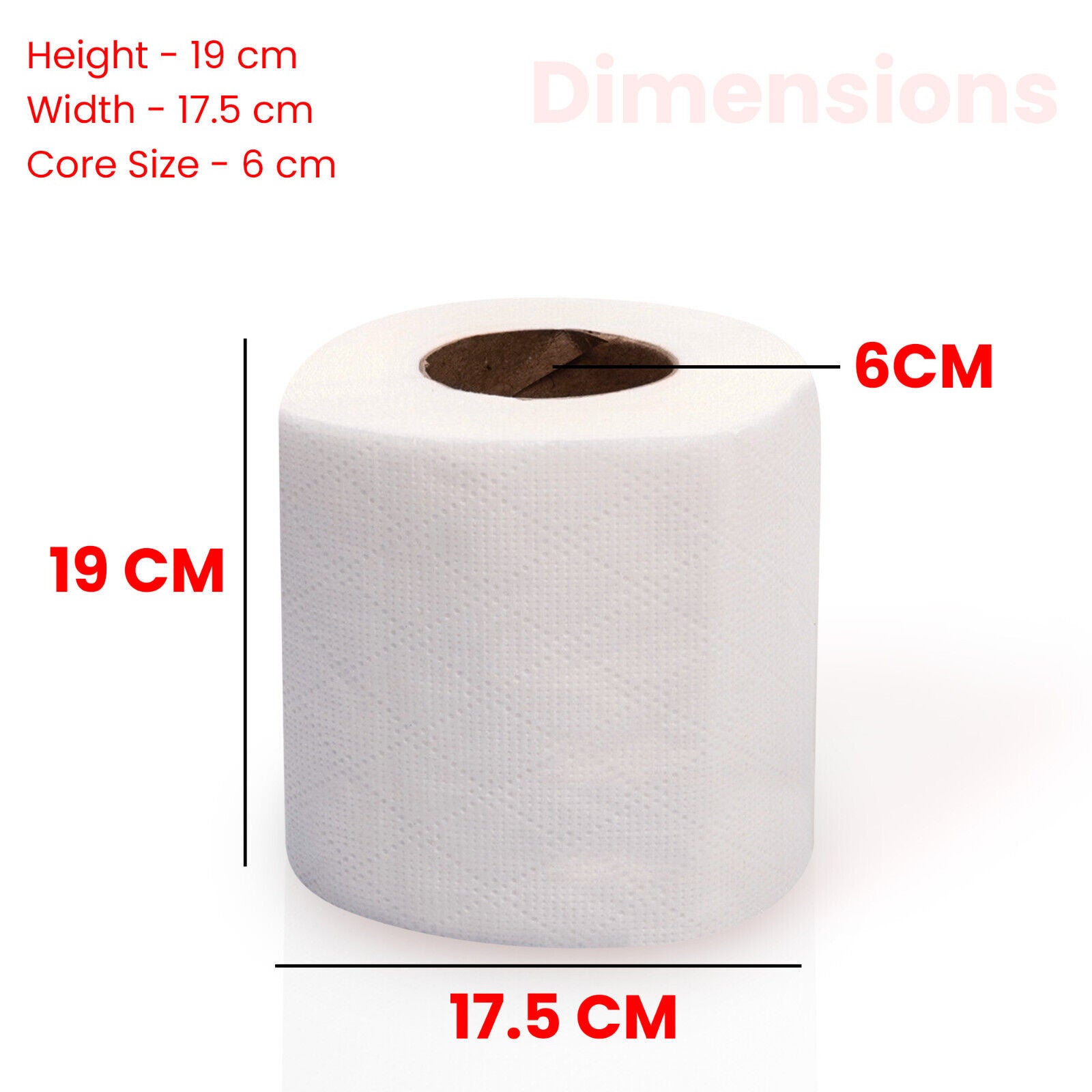 144 Rolls Toilet Roll 2Ply Quilted Bathroom Tissue Luxury Rolls Bulk Wholesale