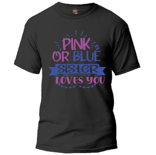 Gender Reveal T-Shirts Sister