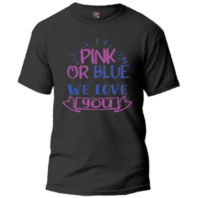 Gender Reveal T-Shirts We all Love you